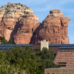 Scenic Sedona solar roof