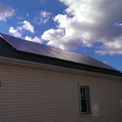 SunBlue Energy solar installation 