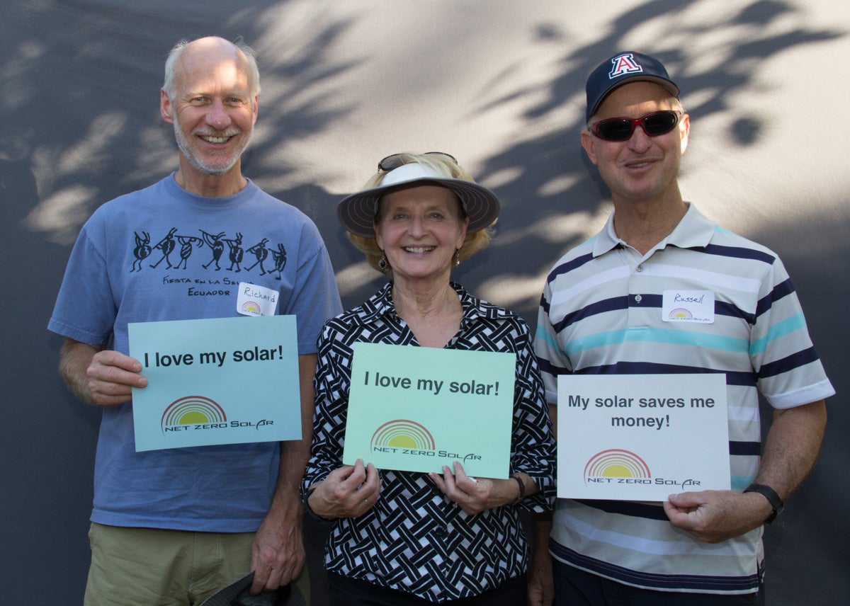 Sierra Vista solar supporters