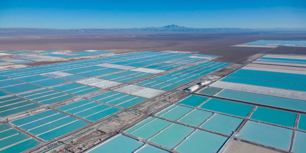 bodies of water that is rich with lithium