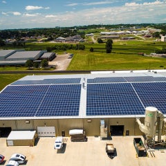 629 kW Roof Mount at NuCamp RV in Sugarcreek, OH.