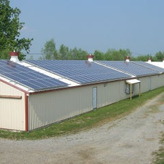 82 kW Roof Mount on Poultry House in PA