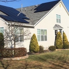 Solar panels installed on home in Senior Community by PowerLutions