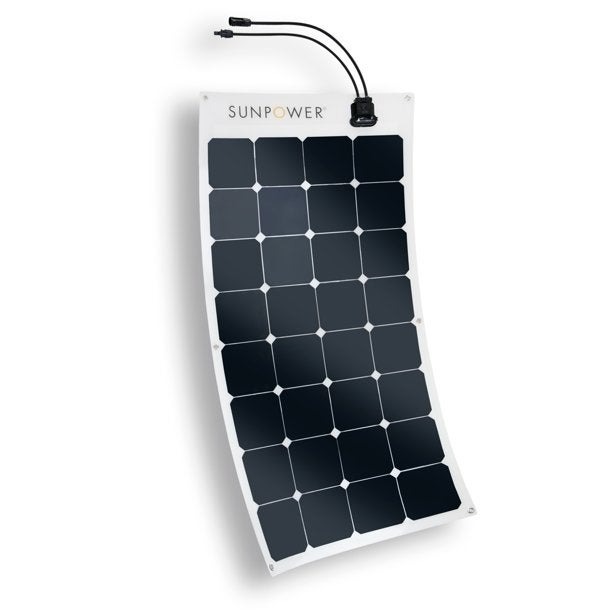 SunPower 100 watt flexible solar panel