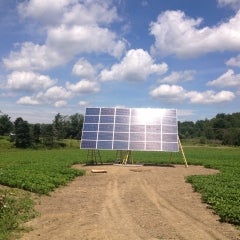 CIR Solar, solar tracker install in North Collins, NY