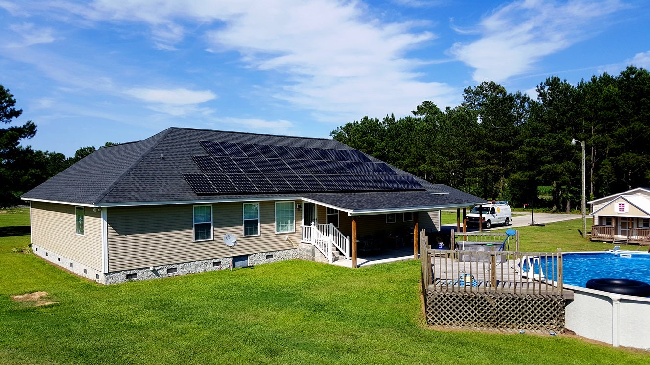 12.8kW SunPower system in Lamar, SC