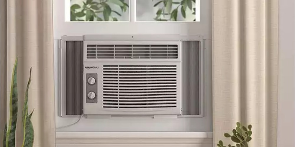 A window air conditioner unit